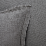 <p>The wavy, pebbled texture on the Waverly creates a gentle and soft duvet to wrap yourself into for a good night’s sleep. It features a ½” flange, a shell button closure on the duvet cover, and an envelope closure on the shams. 100% cotton. Made in Portugal.<br><br>- Made of 100% cotton.
- Shams have envelope closures.
- Inserts sold separately. Amethyst Home provides interior design, new construction, custom furniture, and area rugs in the Park City metro area