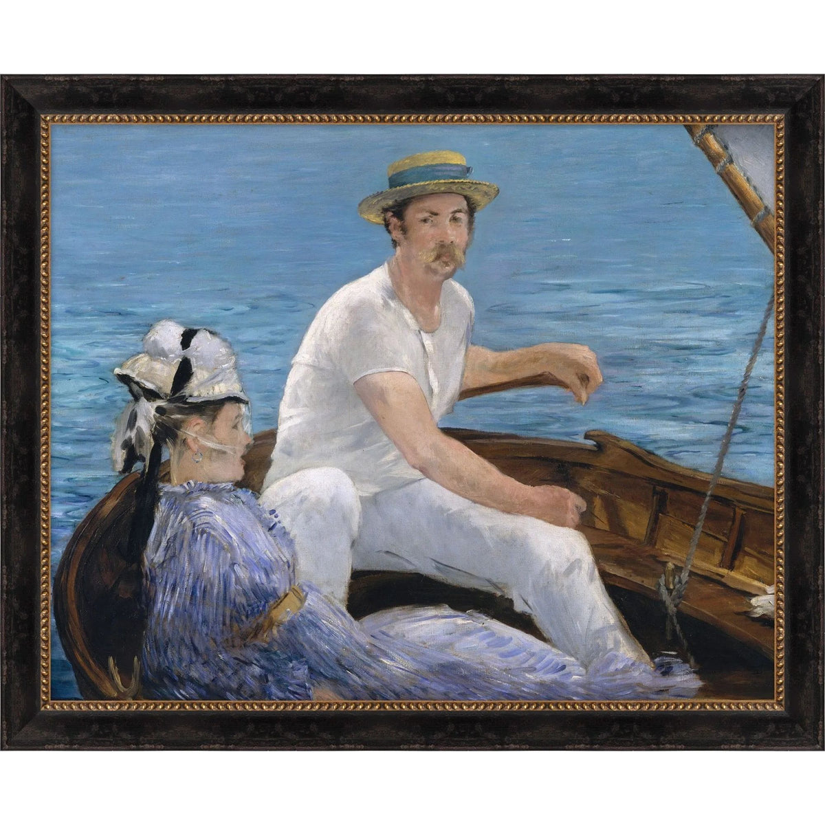 Couple in the Boat Art