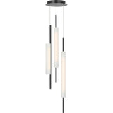 Windchime 12" 3 Light Chandelier