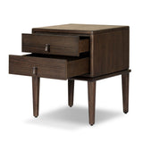 Zaria Nightstand - Dark Brown Sungkai | shipping 11/15/2026