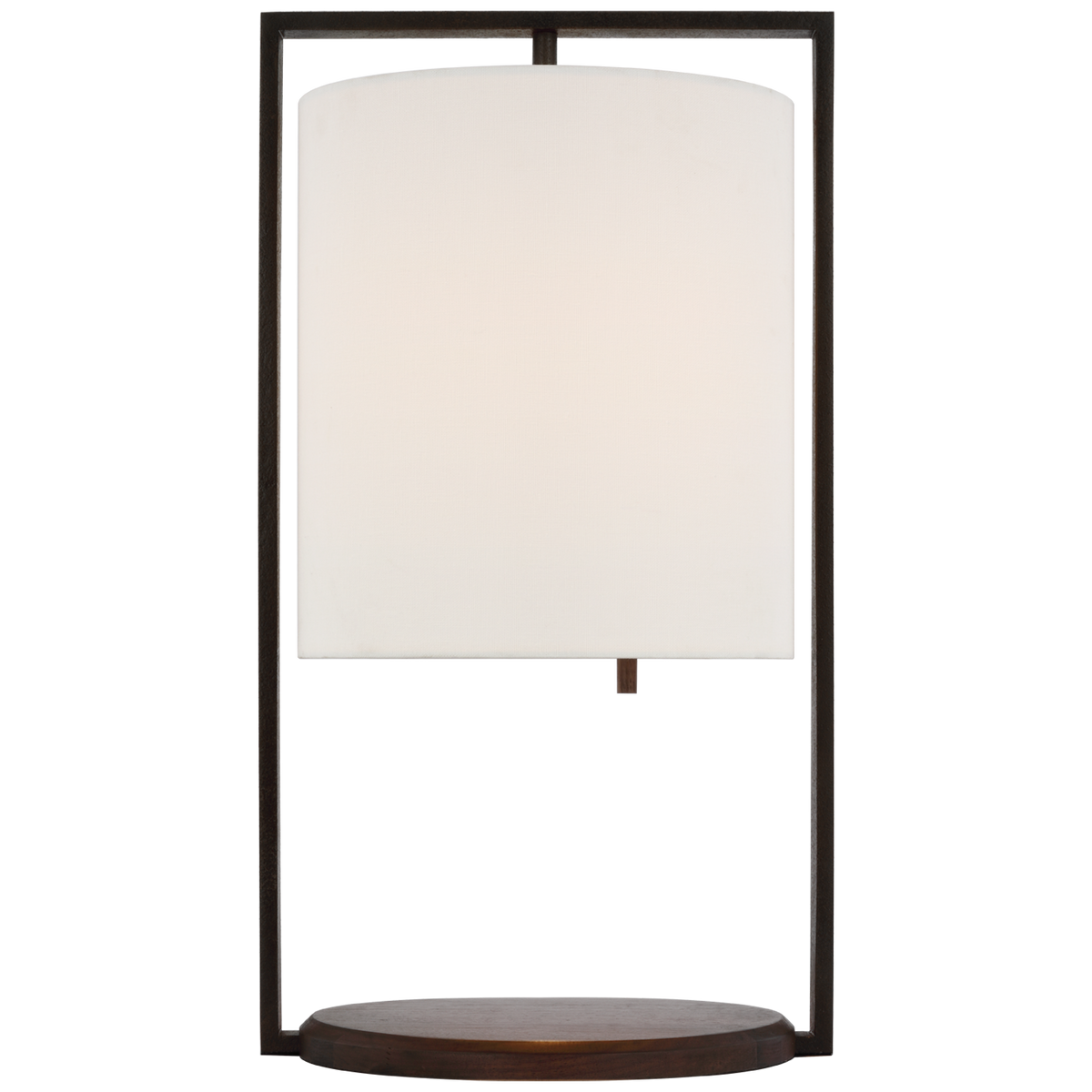 Zenz Medium Table Lamp Warm Iron and Dark Walnut | ready to ship!