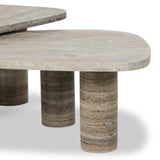 Zion Nesting Coffee Tables - Antique White Marble