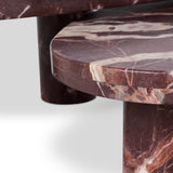 Zion Nesting Coffee Tables - Merlot Marble | shipping 10/10/2026