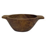 Mango Wood Round Bowl with Wood Handles