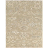 Featuring Antalya Beige / Sage Hand-Knotted Rug by Surya at Amethyst Home. The Antalya Collection showcases traditional inspired designs that exemplify timeless styles of elegance, comfort, and sophistication. With their hand knotted construction, these rugs provide a durability that can not be found in other handmade constructions, and boasts the ability.  Amethyst Home provides interior design, new home construction design consulting, vintage area rugs, and lighting in the Des Moines metro area.