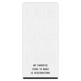 Overlock Tea Towel - Reservations