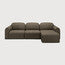 Bulky Cedar Right Sofa Set | shipping 7/13/2026