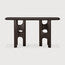Flow Mahogany Brown Console