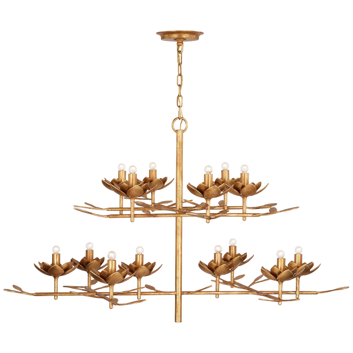 Clementine 53" Tiered Chandelier