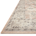 Featuring soft motifs in a carefully curated color palate of ivory, red, grey, and hints of blue, the Hathaway Java / Multi area rug captures the essence of one-of-a-kind vintage or antique area rug at an attractive price.