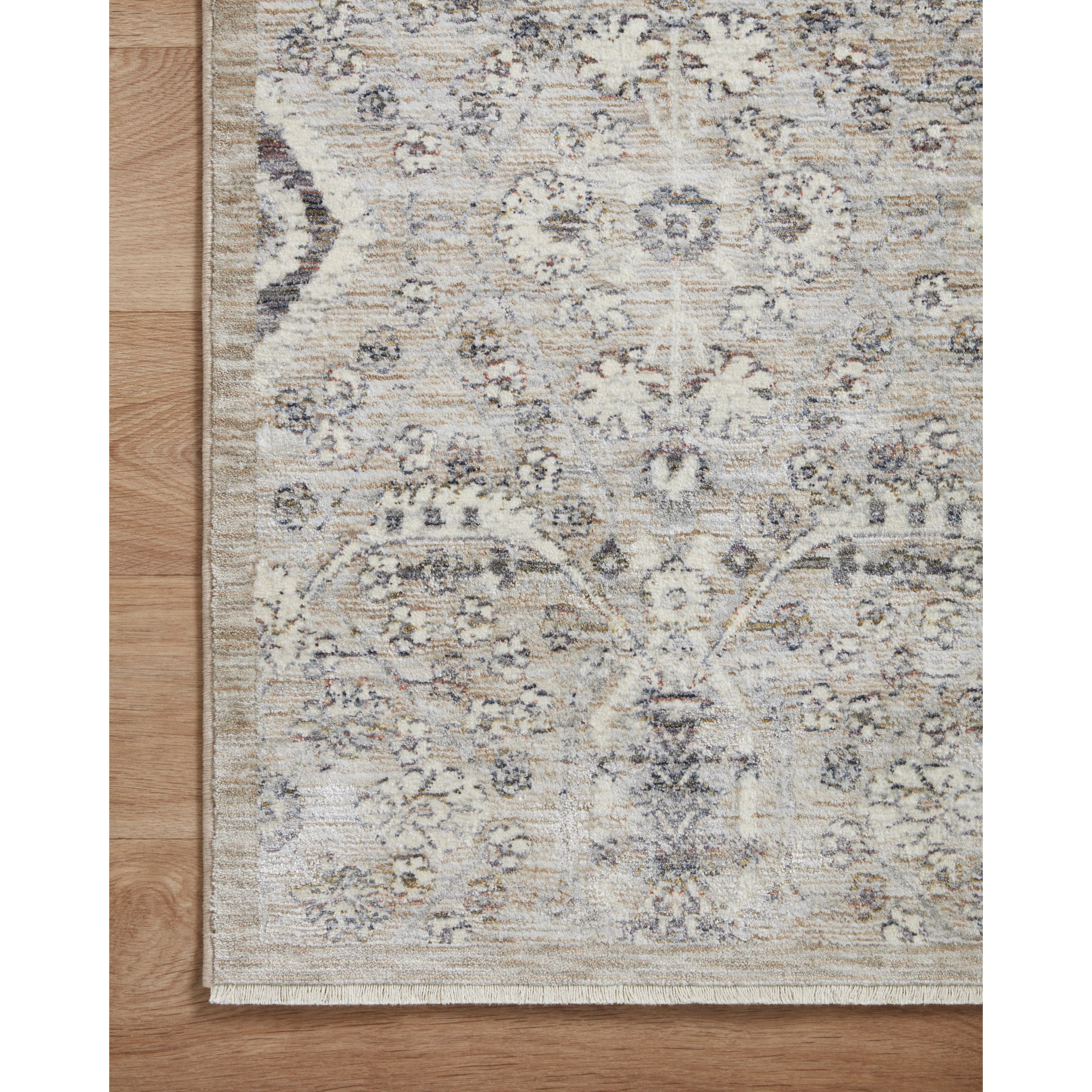 Stain-resistant, fade-resistant, and long-lasting, the Zuma Collection for Amber Lewis x Loloi features a soft pile in a serene grey, blue and ivory palette. Zuma also carries the Okeo-Tex® label, ensuring the rug's materials do not contain harmful substances. Power Loomed 100% Polyester Pile ZUM-07 AL Silver / Sky