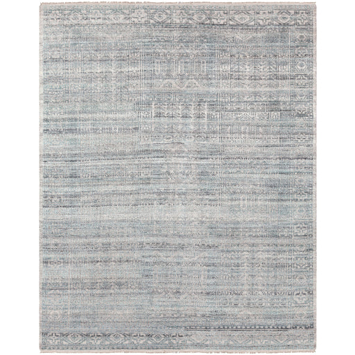 Tapis noué à la main Nobility bleu/gris