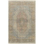 Featuring Nirvana Hand-Knotted Rug by Surya at Amethyst Home. The Nirvana Hand-Knotted Rug is a luxurious addition to any living space. Crafted with a blend of wool and viscose, this rug features a traditional center medallion and a soft, smooth feel. The muted colors of Dusty Coral, Beige and Gray create a classic look to bring warmth and style to any space.
Hand-Knotted75% Wool | . Amethyst Home provides interior design, new construction, custom furniture, and area rugs in the Potomac metro area