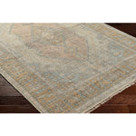 Featuring Nirvana Hand-Knotted Rug by Surya at Amethyst Home. The Nirvana Hand-Knotted Rug is a luxurious addition to any living space. Crafted with a blend of wool and viscose, this rug features a traditional center medallion and a soft, smooth feel. The muted colors of Dusty Coral, Beige and Gray create a classic look to bring warmth and style to any space.
Hand-Knotted75% W. Amethyst Home provides interior design, new construction, custom furniture, and area rugs in the Oklahoma City metro area