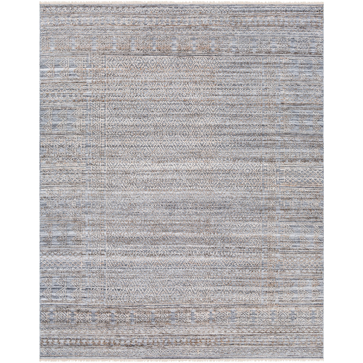 Tapis noué à la main Pompei charbon de bois