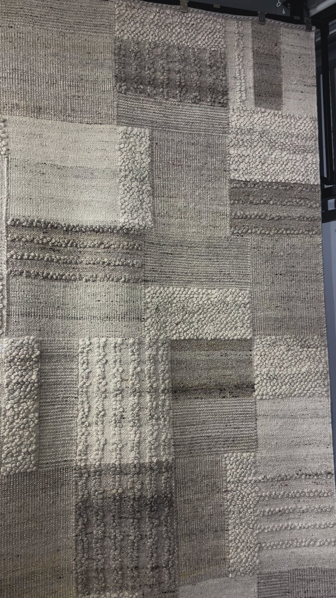 Load video: Manfred Natural / Stone Hand-Knotted Rug