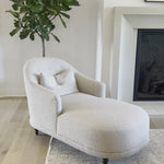 Traditional shape with modern styling, turned legs complement the soft curves of this lounge-worthy chaise. Performance fabrics are specially created to withstand spills, stains, high traffic and wear, ensuring long-term comfort and unmatched durability. Amethyst Home provides interior design, new home construction design consulting, vintage area rugs, and lighting in the Newport Beach metro area.