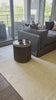 A modern coastal feel -- the Kristen side table works well with cool toned woods. Amethyst Home provides interior design, new home construction design consulting, vintage area rugs, and lighting in the Kansas City metro area.
