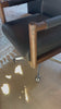 An Amethyst fave -- the Levi Black Leather Desk Chair is modern yet inviting.  Gorgeous black leather with a sleek side profile, this desk chair will elevate your office. Amethyst Home provides interior design, new home construction design consulting, vintage area rugs, and lighting in the Monterey metro area.