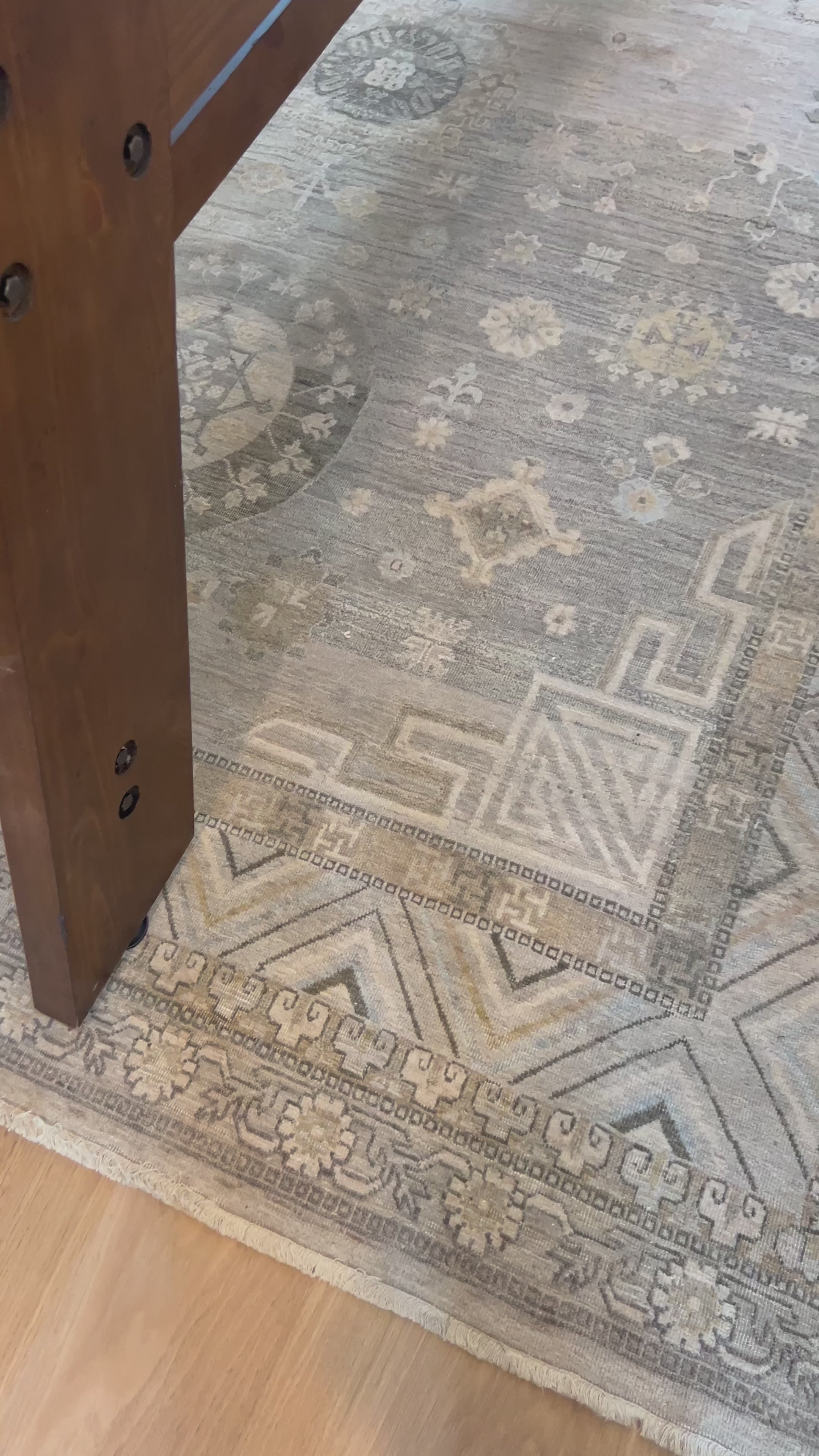 Load video: Legacy Ash Hand-Knotted Rug