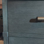 Beautifully minimalist. A six-drawer dresser made from black-finished ash  features long, linear bronzed hardware for a smooth, clean look.Overall Dimensions: 72.00"w x 21.50"d x 32.25"hWeight : 306.44 lbsMaterials: Ash Veneer, Solid Ash Amethyst Home provides interior design, new home construction design consulting, vintage area rugs, and lighting in the Monterey metro area.