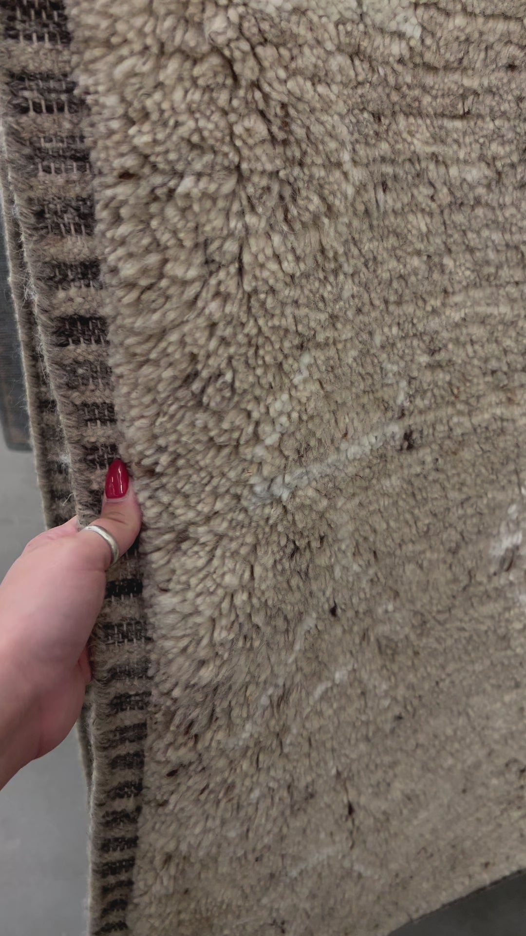 Load video: Indira Merida Hand-Knotted Rug