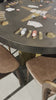 Handmade by skilled artisans, the Natural Brown Guanacaste Poker Table is aone-of-a-kind game that features a beautiful blend of hand-finished Guanacaste wood and metal that’s been aged through a manual, month-long process using natural elements to bring unique character to each piece. Includes built-ins for poker chips and drinks. Seats six. Amethyst Home provides interior design, new home construction design consulting, vintage area rugs, and lighting in the Alpharetta metro area.
