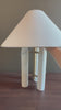 This stunning table lamp features three smooth Italian marble pillars, reminiscent of the marble columns found throughout Italy.Overall Dimensions: 18.00"w x 18.00"d x 21.00"hWeight : 14.10 lbsMaterials : Solid Marble, Stainless Steel, Thermoplastic Amethyst Home provides interior design, new home construction design consulting, vintage area rugs, and lighting in the Alpharetta metro area.