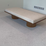 The Simon chaise is beautiful for an everyday retreat.  We have styled this in wellness rooms -- but it would be a perfect divider in a long living room.Overall Dimensions: 30.5"W x 72.75"L x 23.75"H Amethyst Home provides interior design, new home construction design consulting, vintage area rugs, and lighting in the Winter Garden metro area.