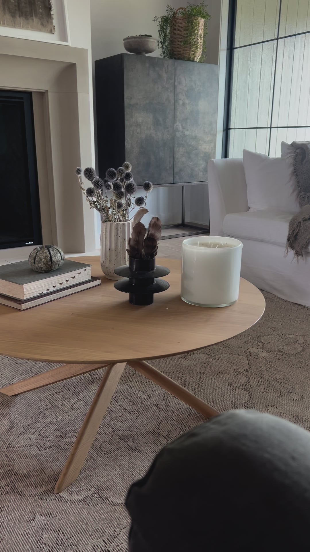 Load video: Oak Mikado Coffee Table