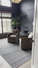 The Freddy Leather Swivel Chair is a slipcovered, leather swivel chair -- perfect for moody rooms. The chair features a comfortable, plush back and supportive seat. Please expect natural distressing. Amethyst Home provides interior design, new home construction design consulting, vintage area rugs, and lighting in the Calabasas metro area.