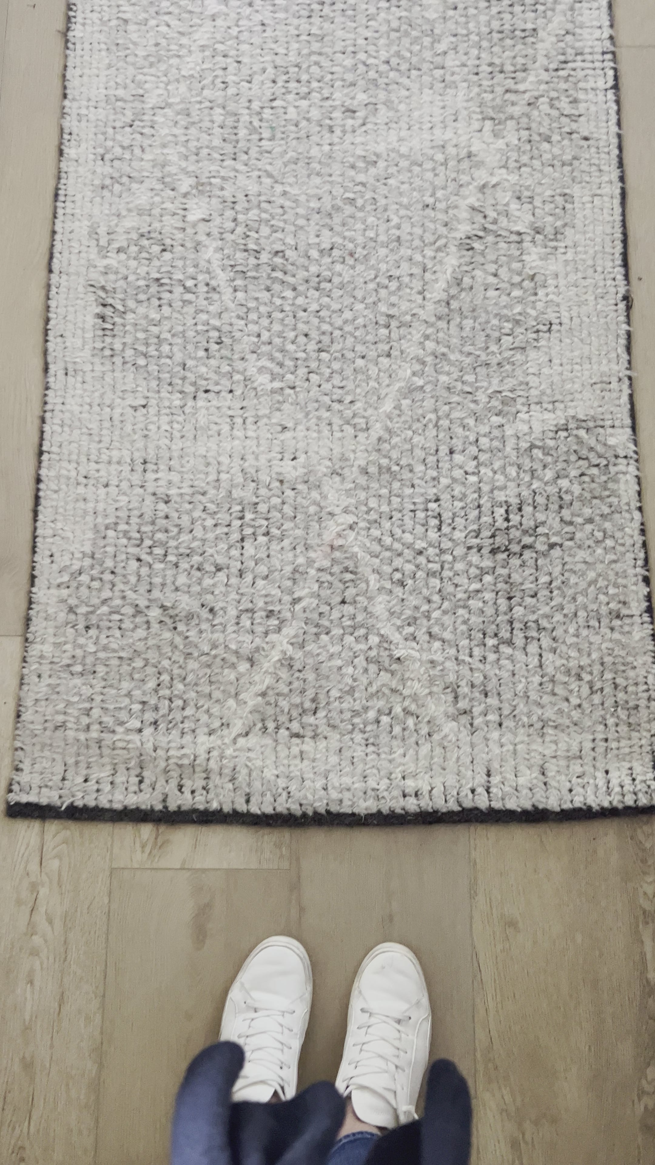 Load video: Gwyneth Amber Lewis x Loloi Ivory / Taupe Hand-Knotted Rug