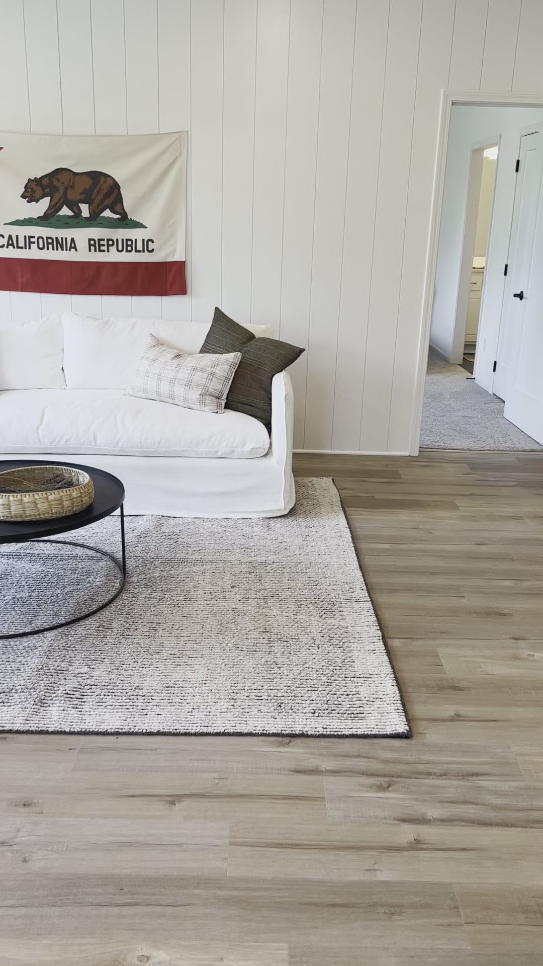 Load video: Gwyneth Amber Lewis x Loloi Ivory / Taupe Hand-Knotted Rug