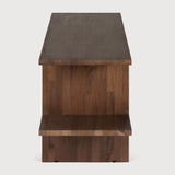 Kabuki Side Table - Teak Brown