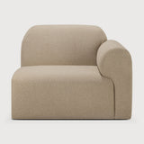 Bulky Almond End Seater With L Arm Sofa | shipping 7/13/2026