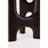 Flow Mahogany Brown Side Table