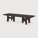 Flow Mahogany Brown Coffee Table