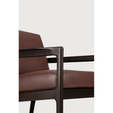 Jack Mahogany Brown Lounge Chair