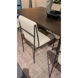 Decker Dining Chair - Crypton Wayfarer Snow | ready to ship!