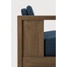 Roan Teak Brown Lounge Chair