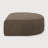 Bulky Cedar Semi-Circle Footstool | shipping 7/13/2026