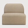 Bulky Almond 1 Seater Sofa | shipping 7/13/2026