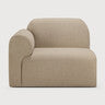 Bulky Almond End Seater With R Arm Sofa | shipping 7/13/2026