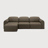 Bulky Cedar Left Sofa Set | shipping 7/13/2026