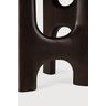 Flow Mahogany Brown Side Table