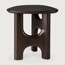 Flow Mahogany Brown Side Table