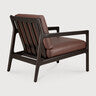 Jack Mahogany Brown Lounge Chair