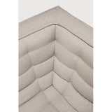 N701 Beige 3 Seater Sofa