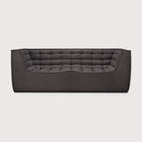 N701 2 Seater Dark Grey Sofa