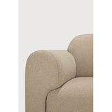 Bulky Almond Semi Circle Right Sofa Set | shipping 7/13/2026